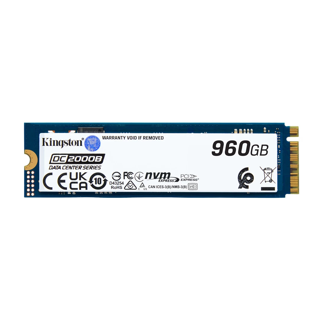 KINGSTON SEDC2000BM8/960G DC2000B 960GB PCIe 4.0 NVMe M.2 Solid State Drive. | USED Main image