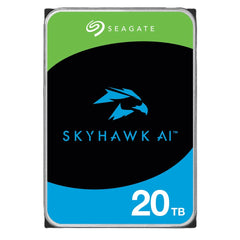 全新| SEAGATE ST20000VE002 SKYHAWK AI 20TB 7.2K SATA-6GBPS 512E 3.5英寸HDD全新