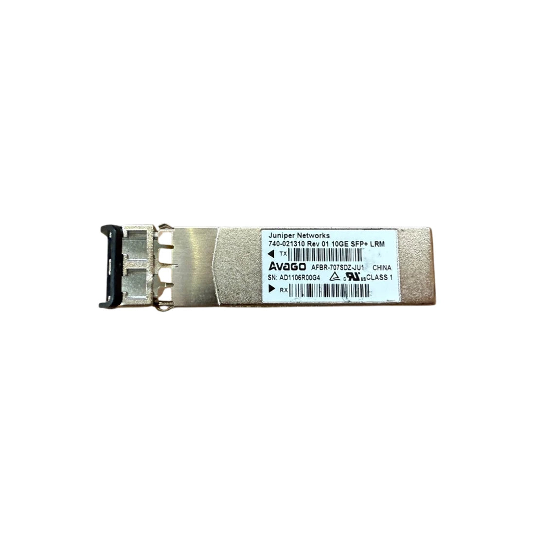 JUNIPER NETWORKS SFP-10G-LRM-C Small Form Factor Pluggable 10 Gigabit Ethernet (SFP+) LRM Optics | USED CLEAN TESTED