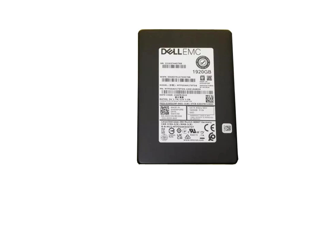 Refurbished | Micron 5300 PRO MTFDDAK1T9TDS-1AW16ABDA SSD 1.92 TB SATA 6Gb/s DELL OEM Refurbished