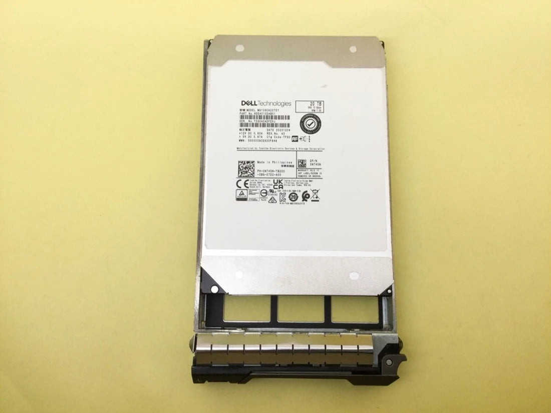 戴尔 NT45N 20TB 7.2K SAS ISE 12Gbps 热插拔硬盘 |用过的 主图