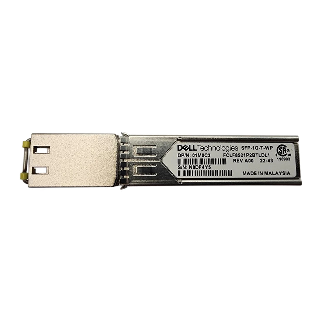 Dell FCLF8521P2BTLDL1 1 Go 1000BASE-T RJ45 SFP Mini GBIC | UTILISÉ