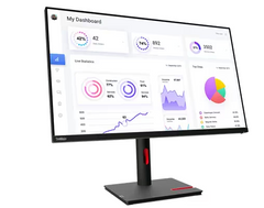 （<tc>全新行货</tc>) 联想 ThinkVision T32p-30，31.5 英寸无边框 IPS 显示屏，1000:1，4-6 毫秒，3840x2160，350 尼特，99%sRGB，2*HDMI+DP+USB-C，倾斜/旋转/升降/枢转，USB 集线器，以太网，TCO Display 9.0，ES，EPEAT Gold|Pn：63D2GAR1WW
