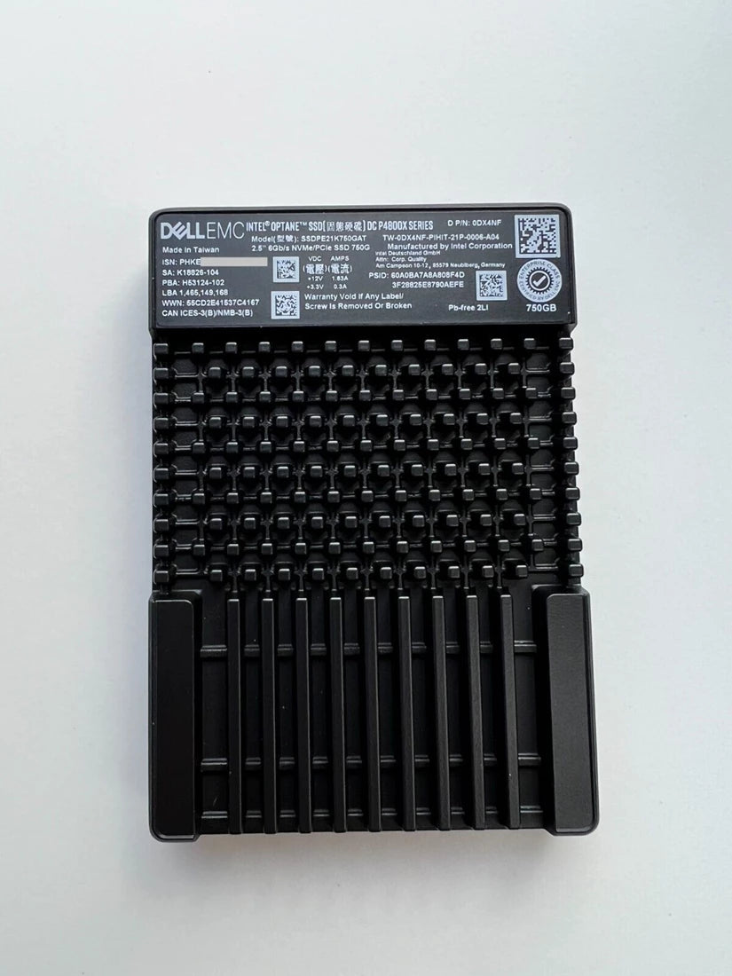 Refurbished | Intel Optane DC P4800X SSDPE21K750GAT SSD 750 GB PCI Express 3.0 x4 (NVMe) DELL OEM Refurbished