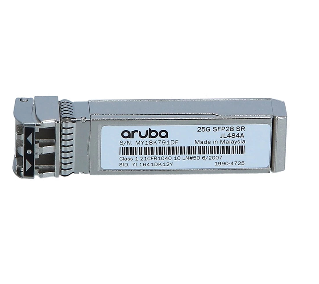 HPE JL484A Aruba 25G Sfp28 Lc Sr 100m Mmf Transceiver REF
