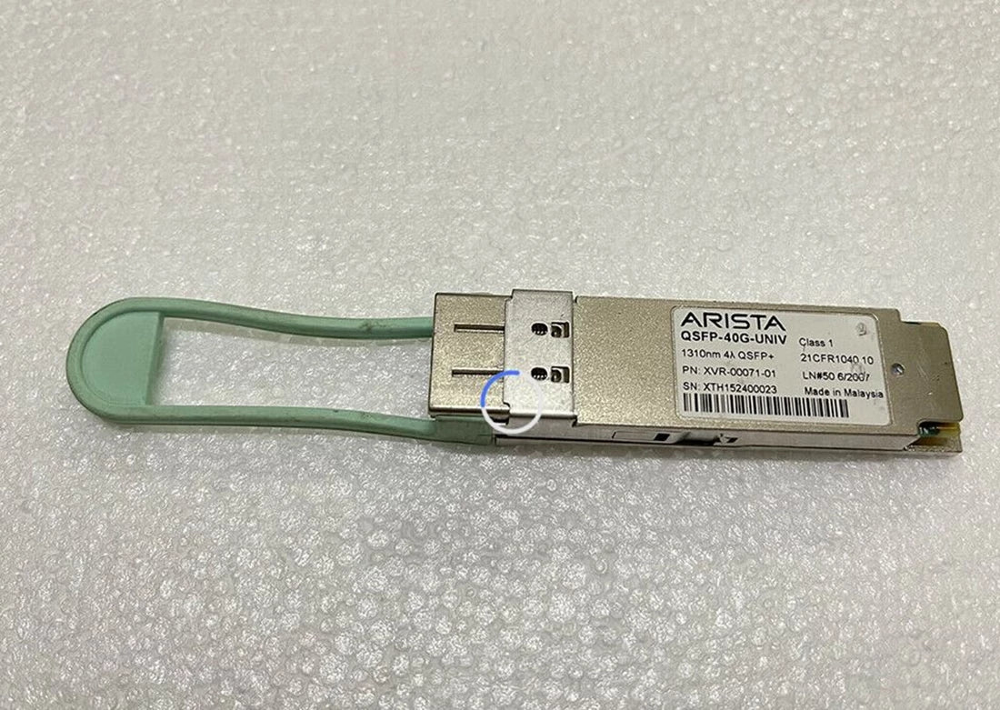 Arista QSFP-40G-UNIV XVR-00071-01 1310nm SMF LC 40G Transceiver New