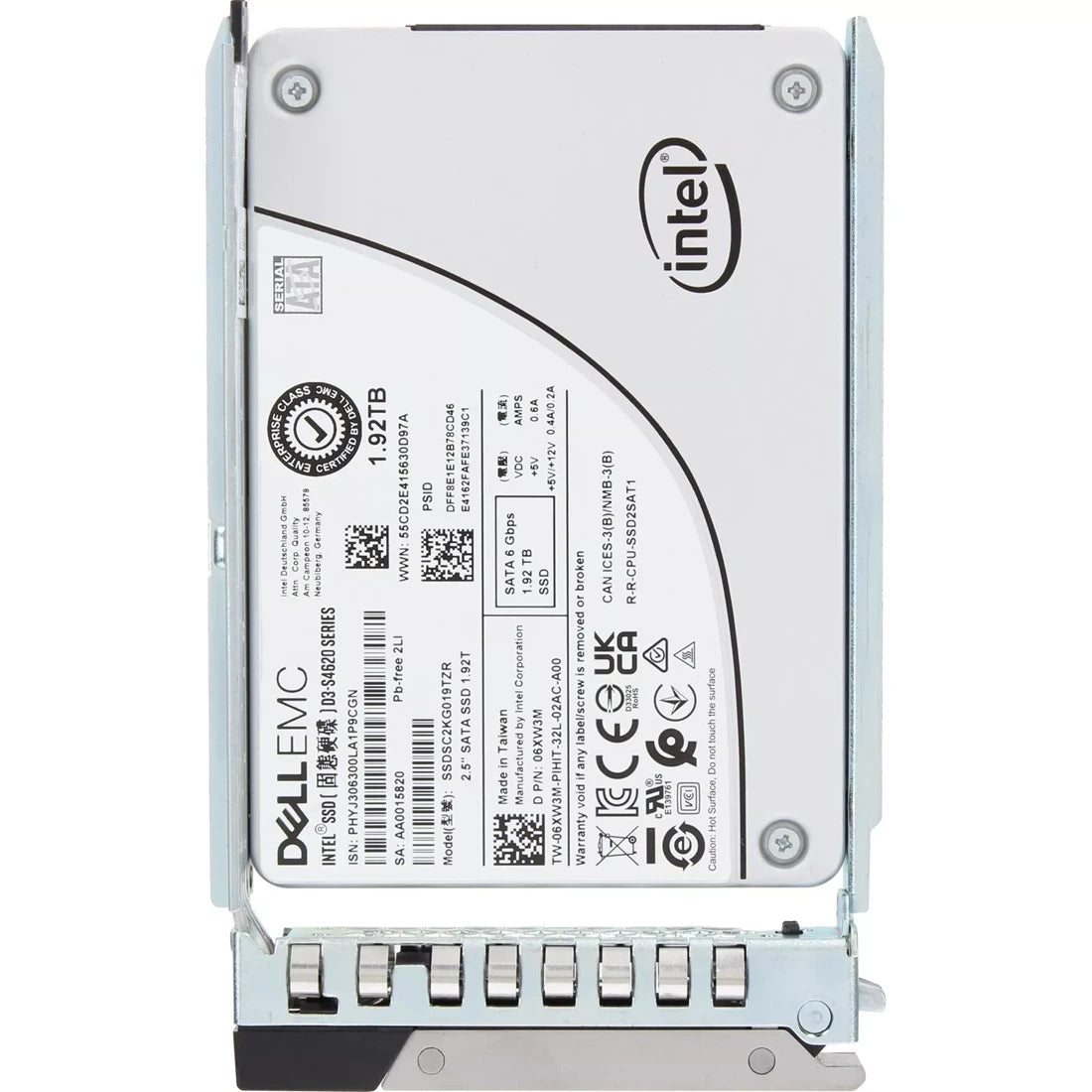 Dell 6XW3M 1.92TB SATA-6Gbps Mixed Use 3DWPD 2.5-Inch Hot Plug SSD New | BRAND NEW Main image