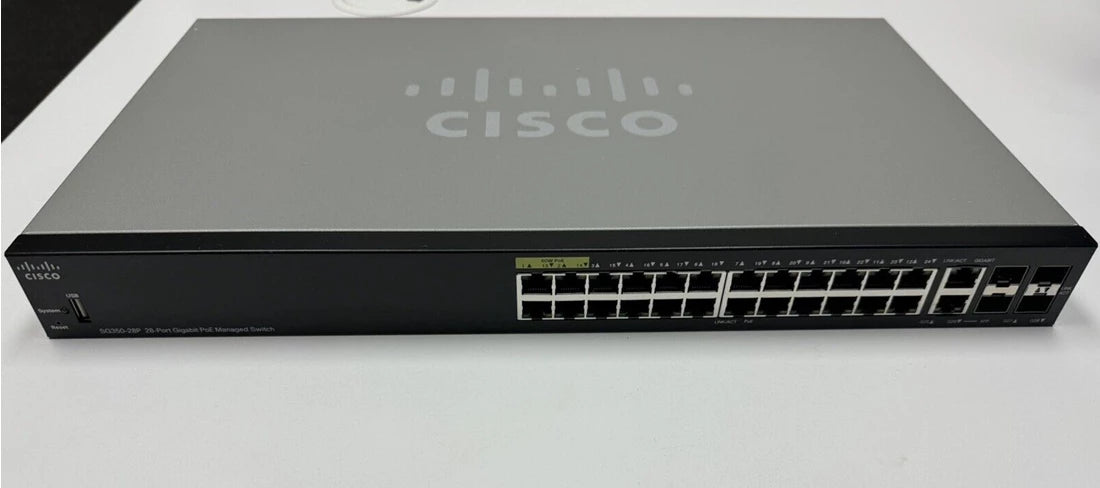Cisco SG350-28-K9 Small Business SG350-28 Managed L3 Switch Ref | USED