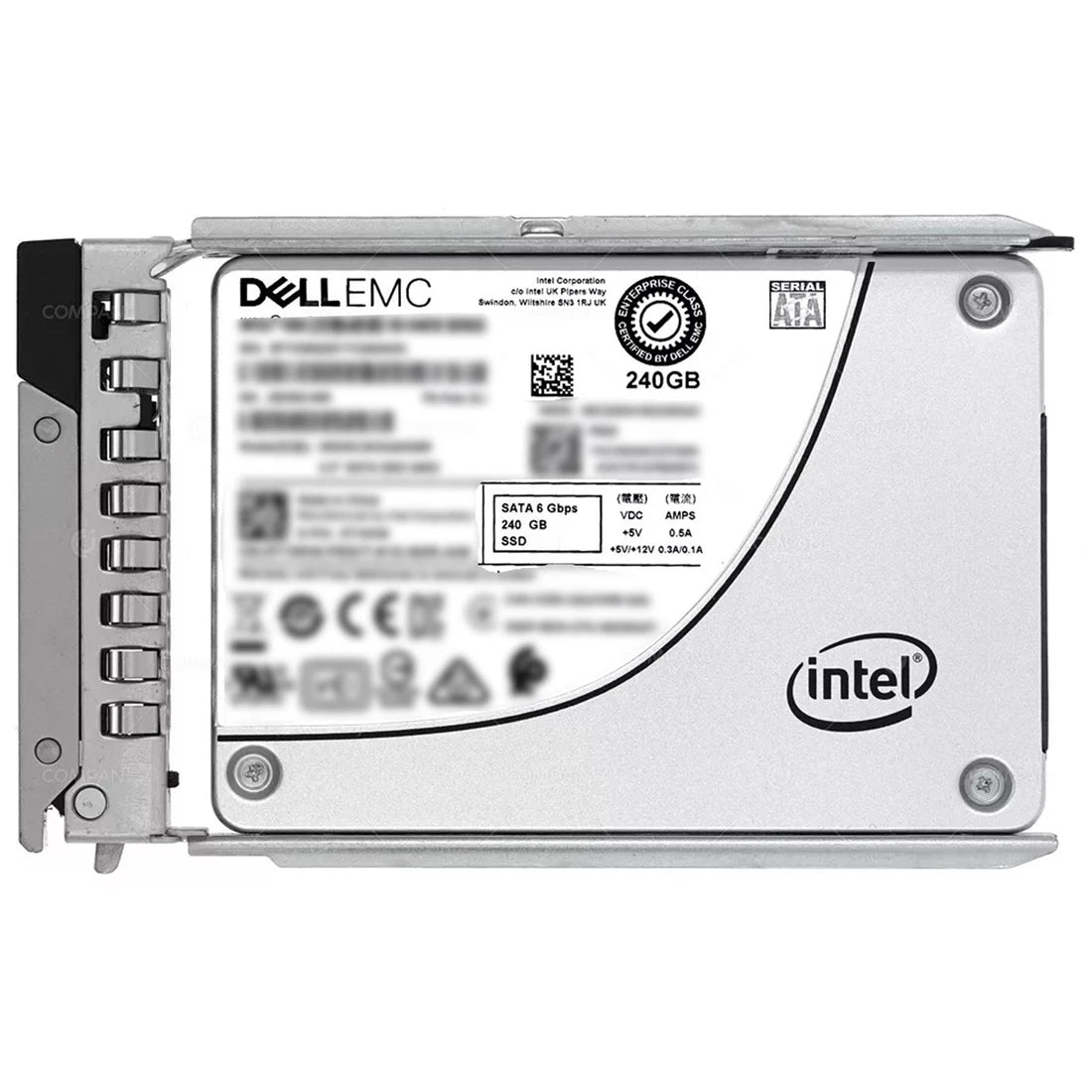 戴爾 345-BDUK 240GB SATA-6Gbps 混合用途 TLC 固態硬碟 2.5" 附托架的固態硬碟 | 二手