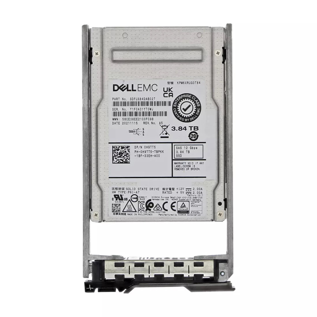 Dell H9TT5 3.84Tb SAS-12Gbps Read-Intensive Tlc 2.5-Inch SSD | BRAND NEW