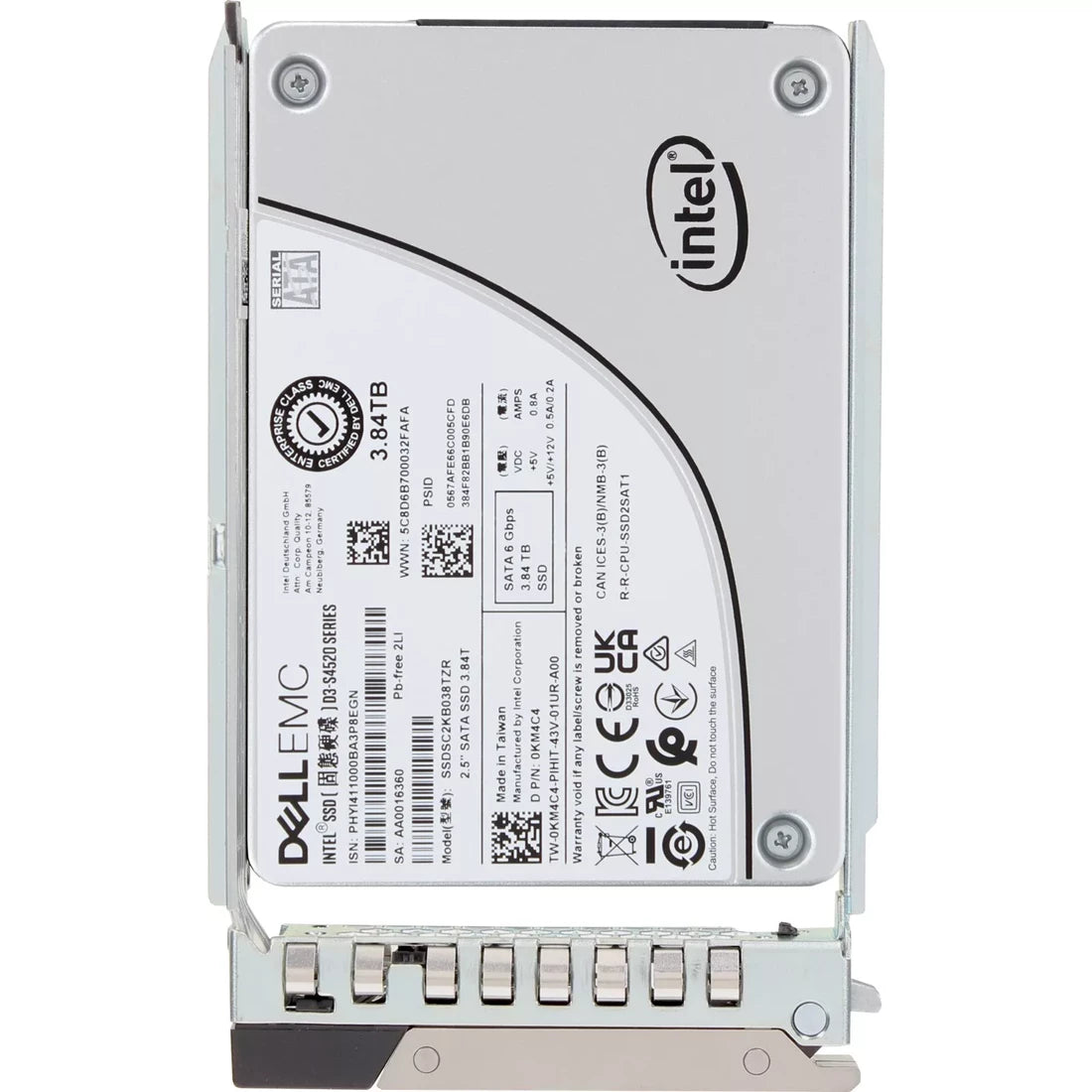 Dell KM4C4 SATA-6Gbps 2.5Inch Read-Intensive 1DWPD Hot Plug SSD | USED