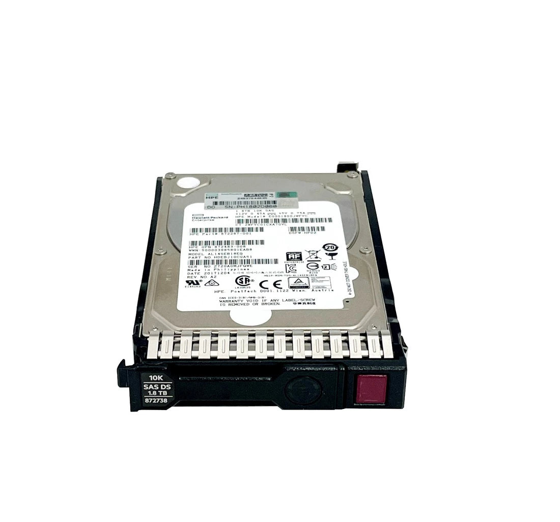 HPE 872483-007 硬碟 1.8 TB SAS 12Gb/s 全新 F/s |用過的 主圖