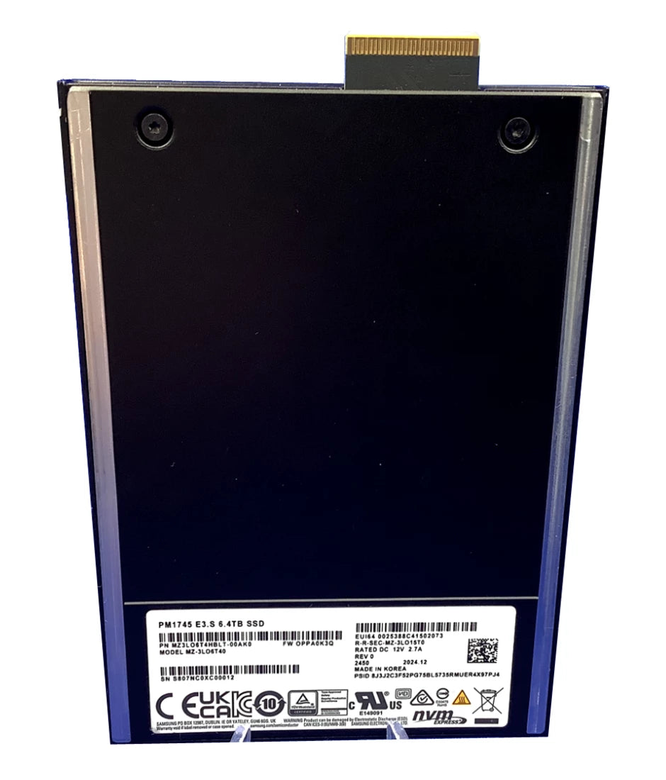 Brand New | Samsung MZ3LO6T4HBLT-00AK0 PM1745 6.4TB PCIe 5.0 E3.S NVMe 2.5" Ssd