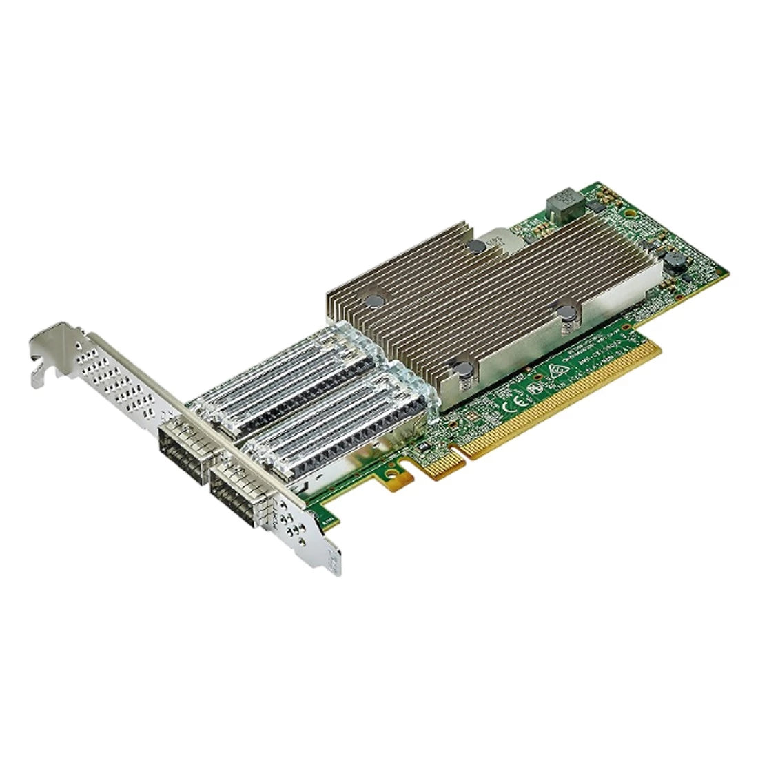Broadcom BCM957508-P2100G Dual-Port 100 Gbit/s QSFP56 Ethernet PCI Express 4.0 x16 Netzwerkschnittstellenkarte NOB | GEBRAUCHT Hauptbild