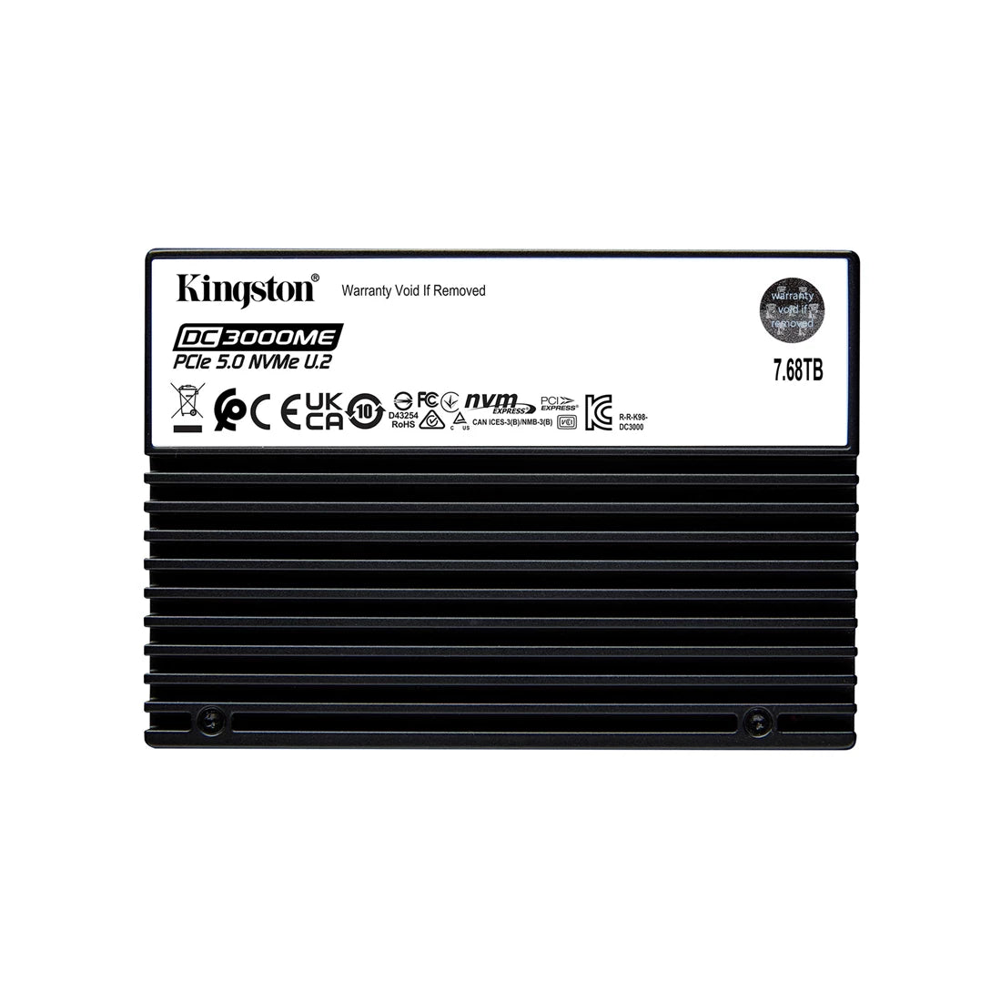 Kingston SEDC3000ME/7T6 7.68TB PCIe NVMe Gen5 Enterprise Ssd | USED Main image