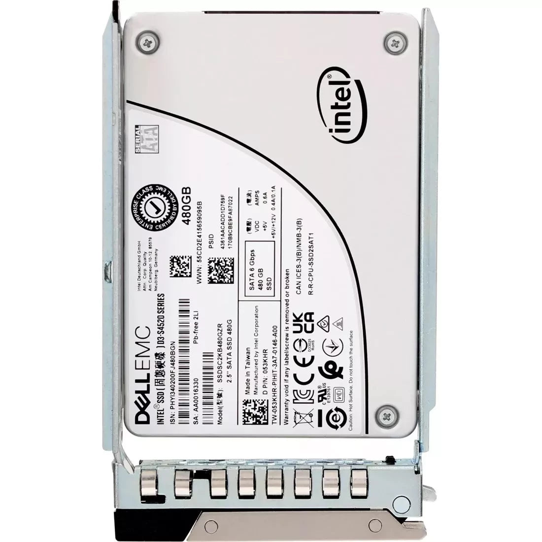 Dell 53KHR SATA-6Gbps 2.5Inch Mixed Use 3 DWPD Hot-Plug SSD | USED Main image