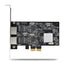 StarTech PR22GI-NETWORK-CARD 2-Port 2.5Gbps NBASE-T PCIe Network Card Intel I225-V Multi-Gigabit NIC | NEW FACTORY SEALED