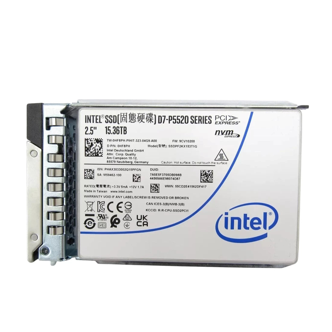 戴尔 HF8PH PCIe Gen4 NVMe U.2 读取密集型 2.5 英寸 SSD |用过的