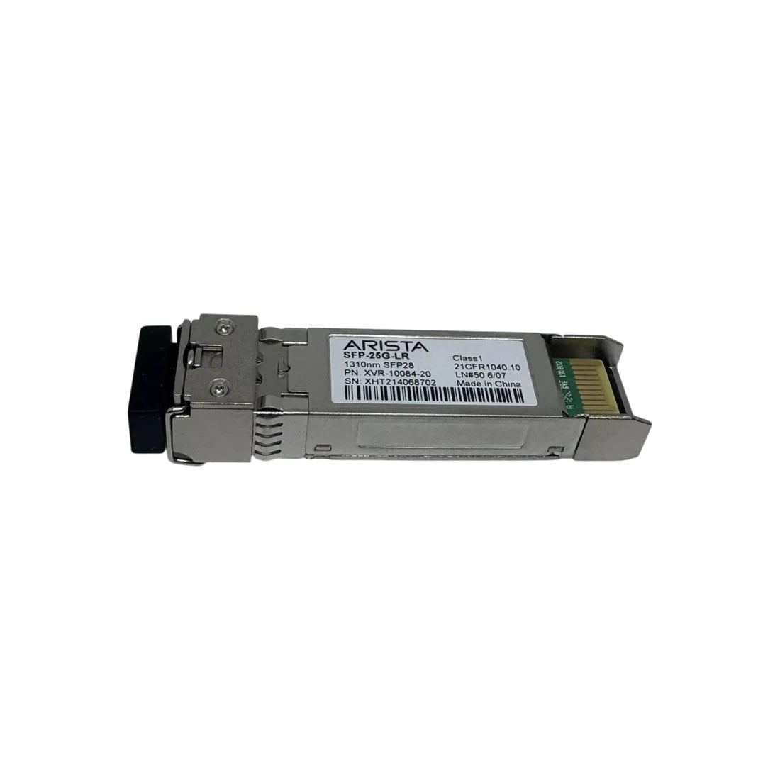 Arista SFP-25G-LR 25GBASE-LR SFP Transceiver up to 10 km over duplex SMF NOB 主圖