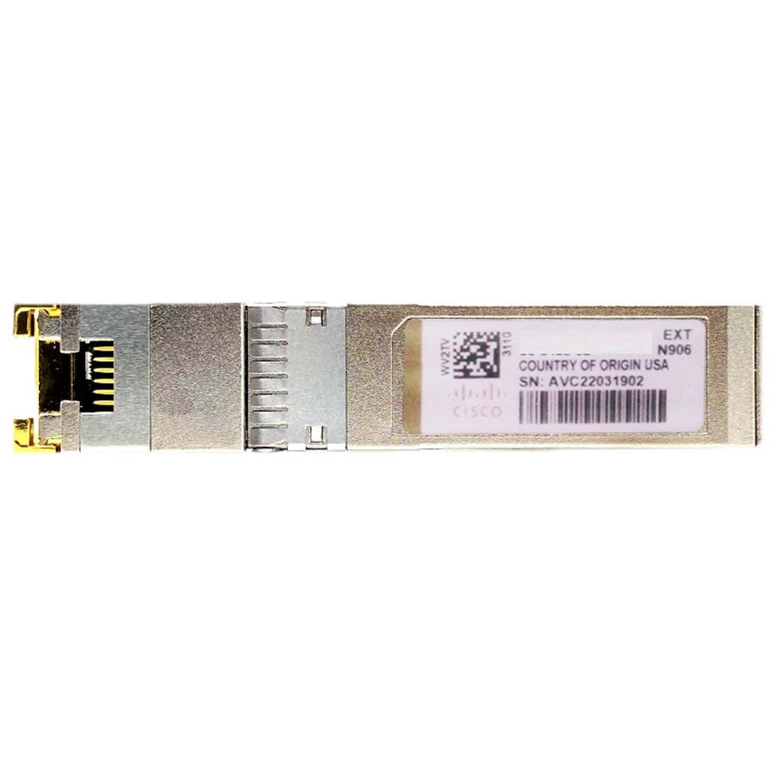 Cisco 30-1599-02 10GBASE-T Copper SFP+ Transceiver 10G TX RJ-45 30M