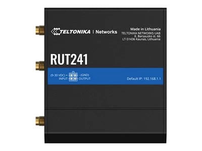 Teltonika RUT241098000 RUT241 -WWAN – Wi-Fi – 3G, 4G Din-Schienen-montierbarer WLAN-Router | GEBRAUCHT