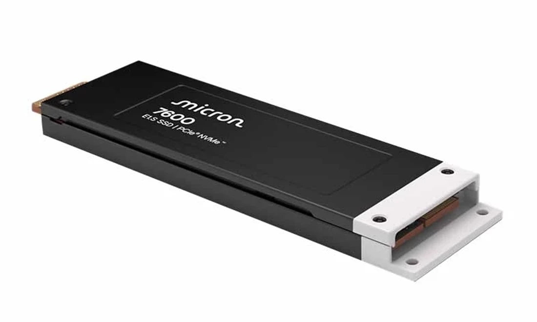 MICRON MTFDLCE15T3THG-1BP1DFCYY 7600 Pro 15.36TB E1.S 15mm PCIe Gen5 1x4, NVMe v2 SSD | USED