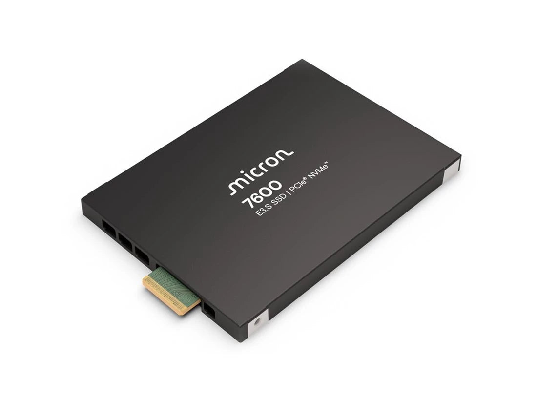 Micron MTFDLBQ3T2THS-1BP1DFCYY 7600 Max 3.2TB PCIe Gen5 1x4, NVMe v2 E3.S 7.5mm SSD | USED Main image