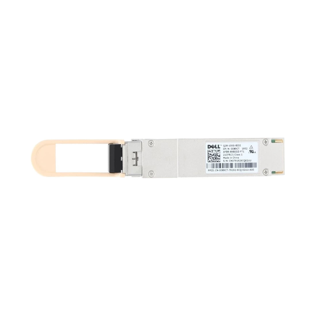 Dell 407-BBYM Networking Transceiver 100GbE QSFP28 BIDI 850/900nm LC Duplex MMF Main image