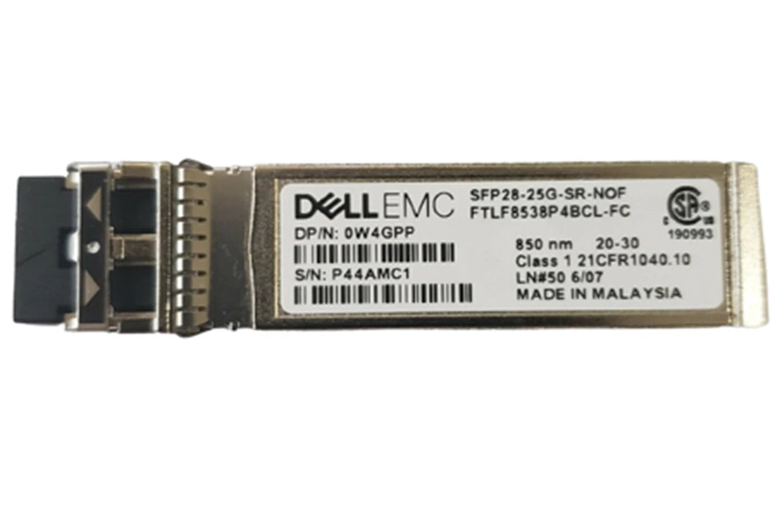 Dell WYMGJ 25GbE SFP28 SR 850nm 100m MMF Duplex LC Pluggable Transceiver Main image