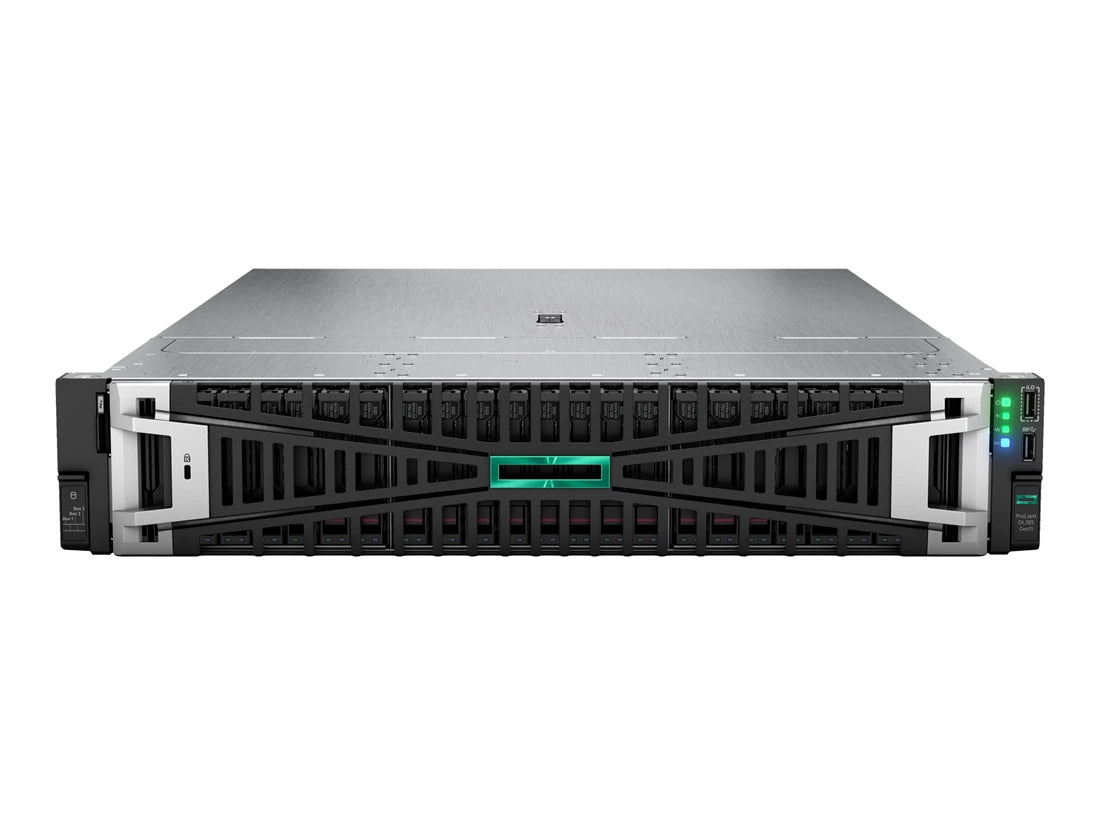 HPE P86715-005 DL385 Gen11 9124 3.0GHz 16c 1P 2x32GB R 8SFF 1x7.68TB NVMe SSD 2x800W PS NA Server | USED Main image