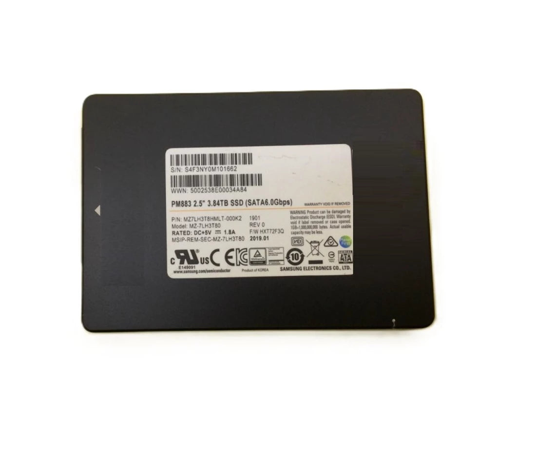 Samsung PM883 MZ7LH3T8HMLT-000K2 SSD 3.84 TB SATA 6Gb/s | USED