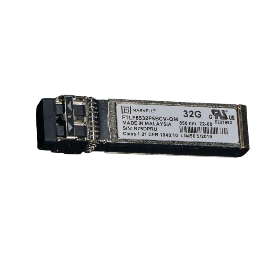 QLogic FTLF8532P5BCV-QM 32G Fibre Channel Kurzwellen-SFP28 optischer Transceiver | GEBRAUCHT Hauptbild