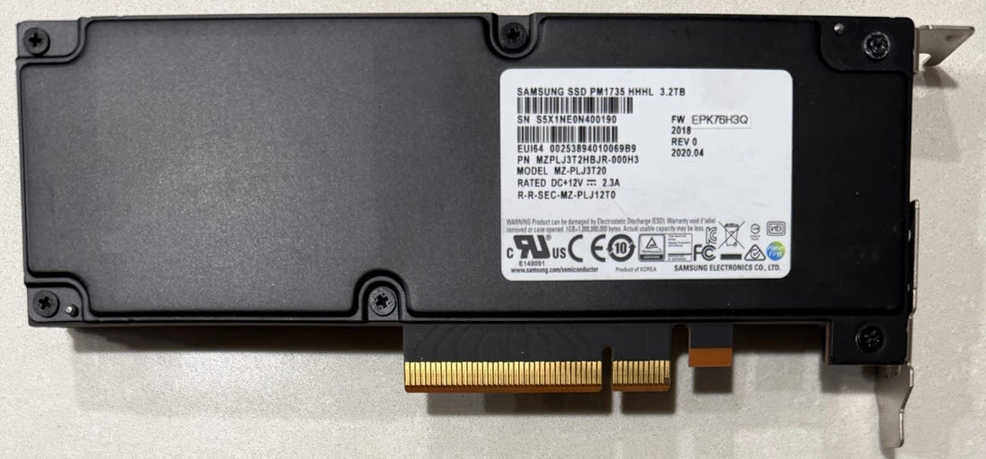 Samsung PM1735 MZPLJ3T2HBJR-000H3 SSD 3.2 TB Pci Express x8 (NVMe) HPE OEM Brand New | USED