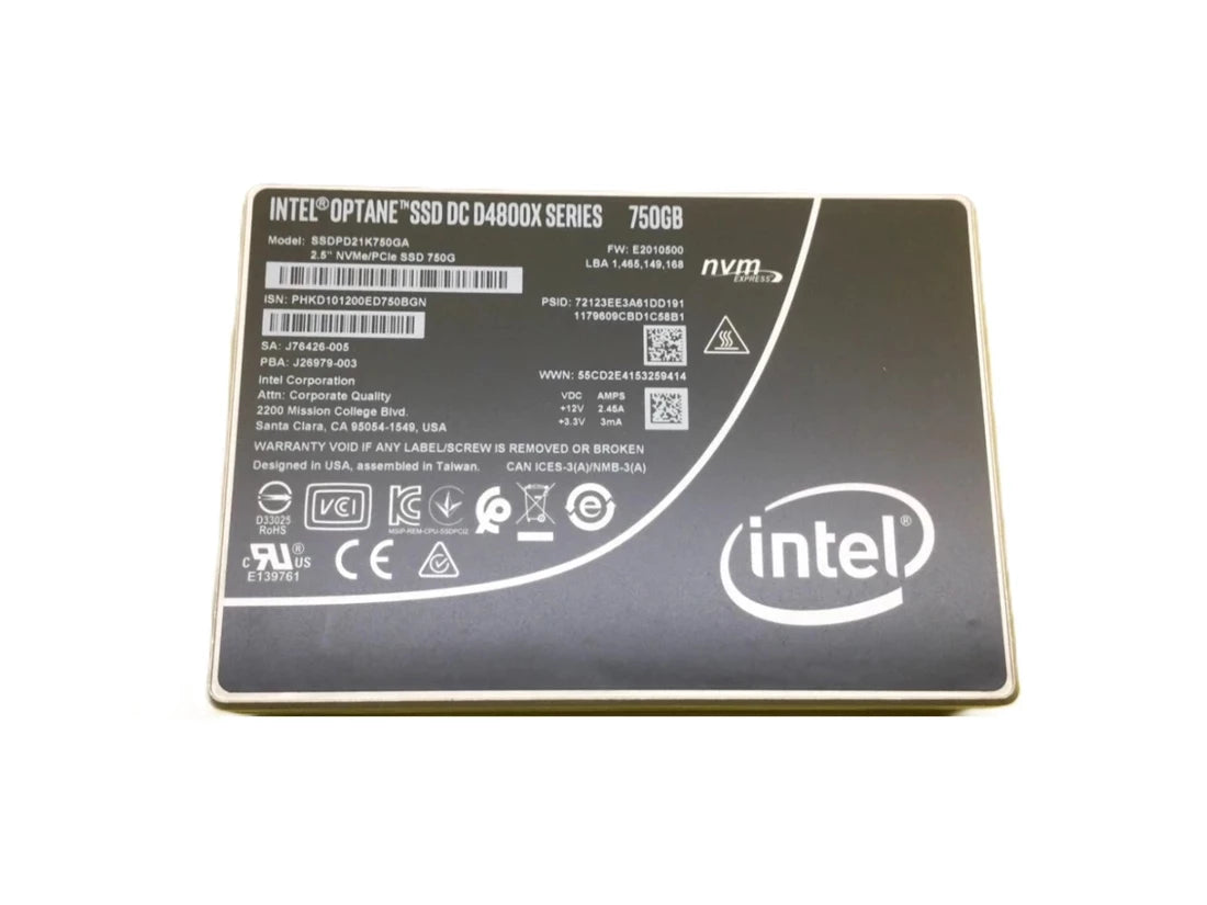 Intel Optane DC D4800X SSDPD21K750GA SSD 750 GB Pci Express 3.0 x4 (NVMe) | GEBRAUCHT