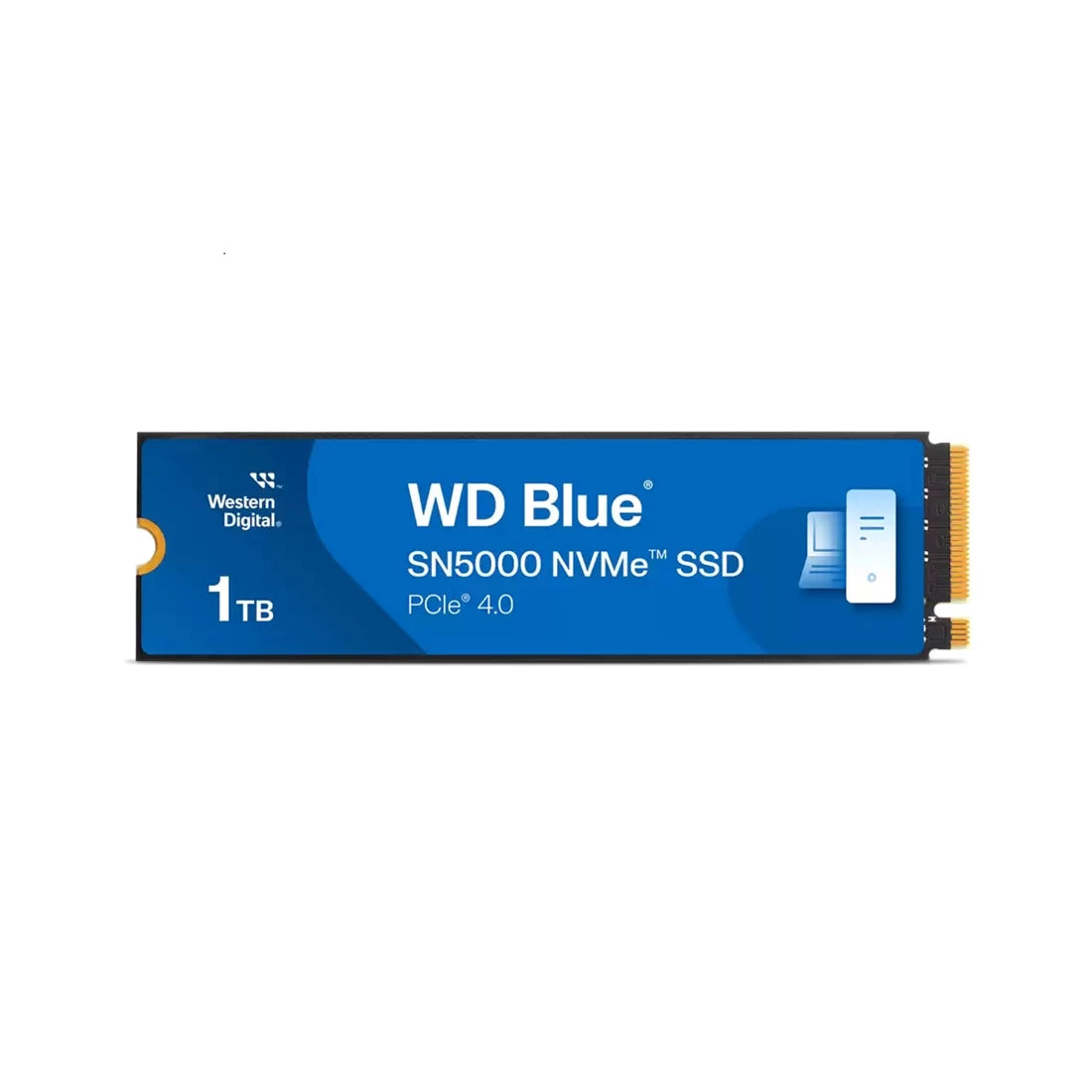 Sandisk WD Blue WDS100T4B0E SN5000 1 To PCIe 4.0 x4 NVMe M.2 2280 SSD interne | UTILISÉ