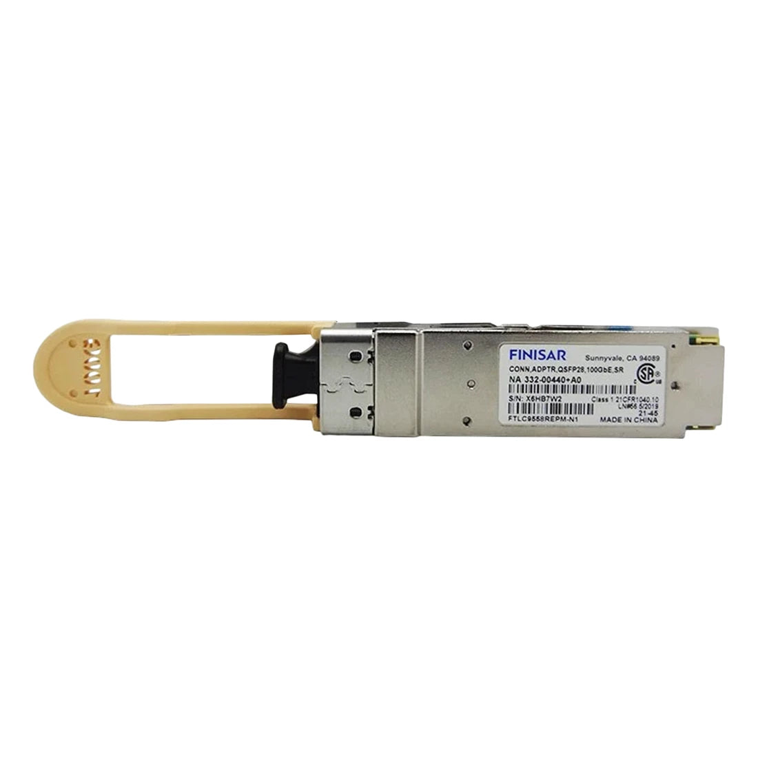NetApp 332-00440+A0 100GbE QSFP28 850nm MMF MPO 收發器 |用過的 主圖