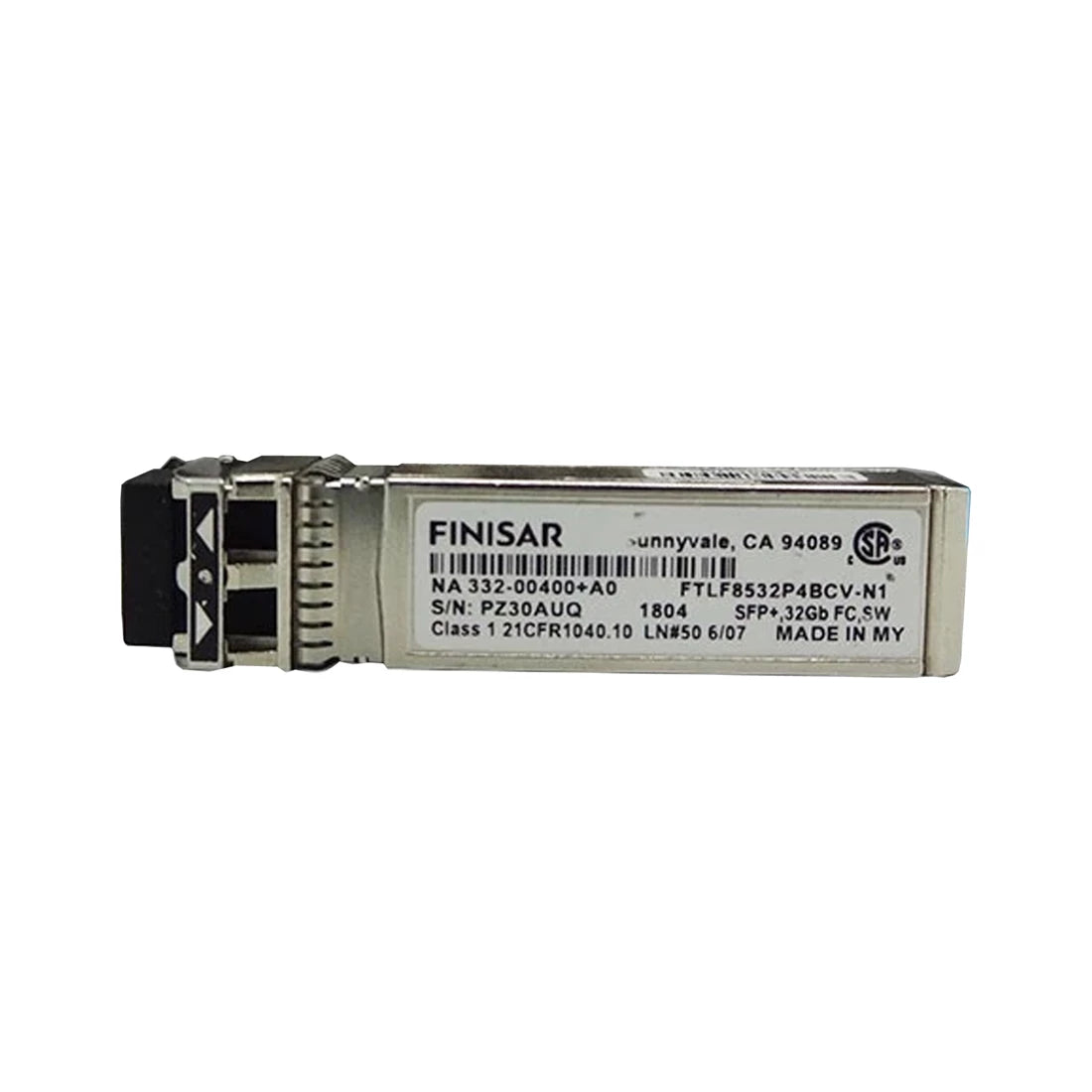 NetApp FTLF8532P4BCV-N1 32G光纖通道 (32GFC) 短波長SFP+光收發器 | 二手 主圖