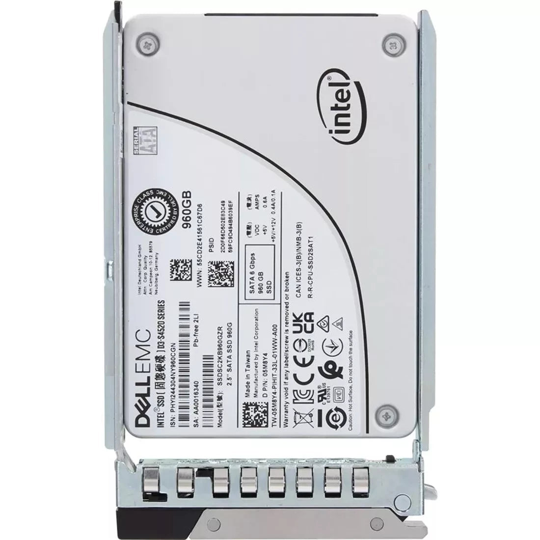 Dell 5M8Y4 960 GB SATA-6 Gbit/s Leseintensive 1 DWPD 2,5 Zoll SSD Ref | GEBRAUCHT