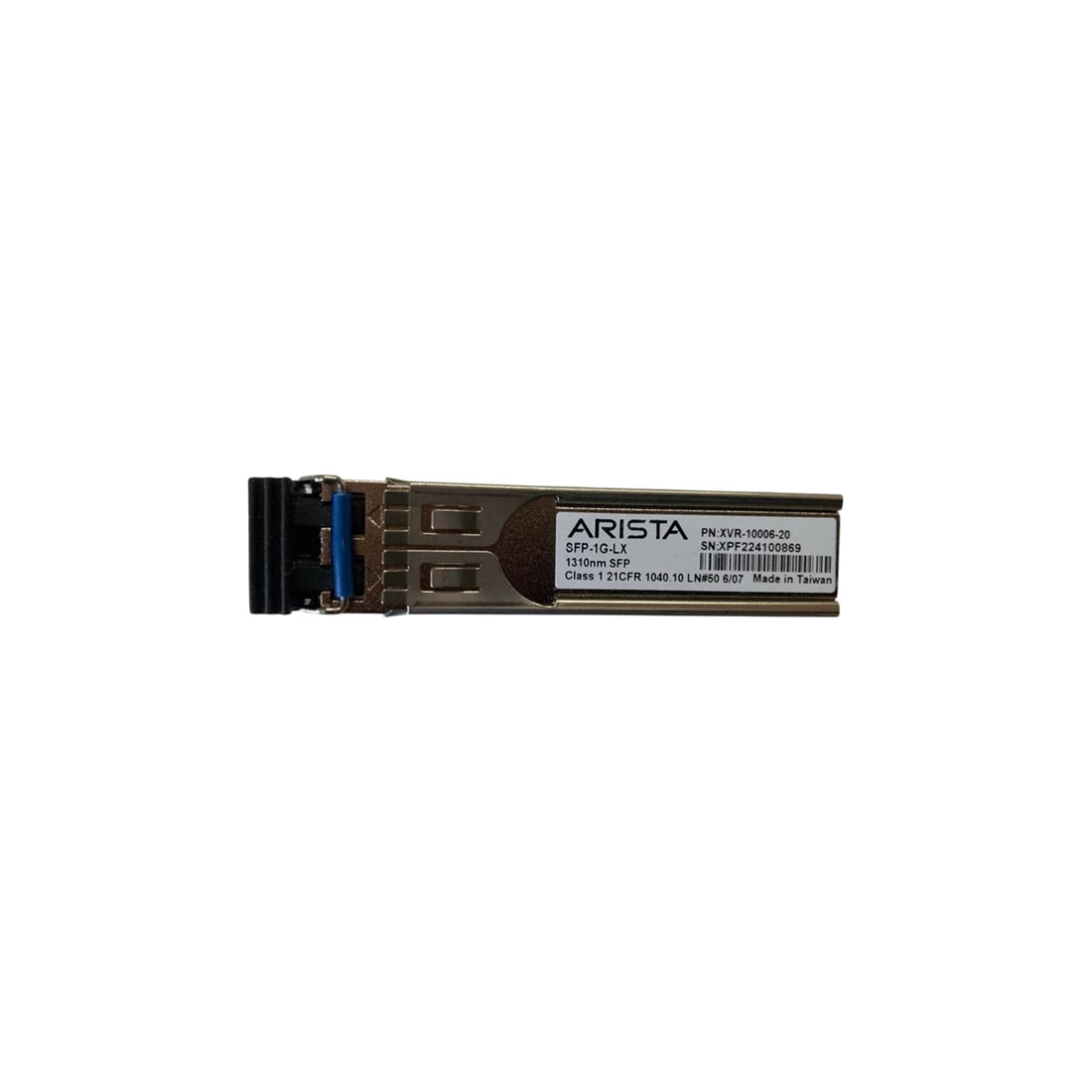 ARISTA XVR-10006-20 1000BASE-LX SFP トランシーバー |真新しい