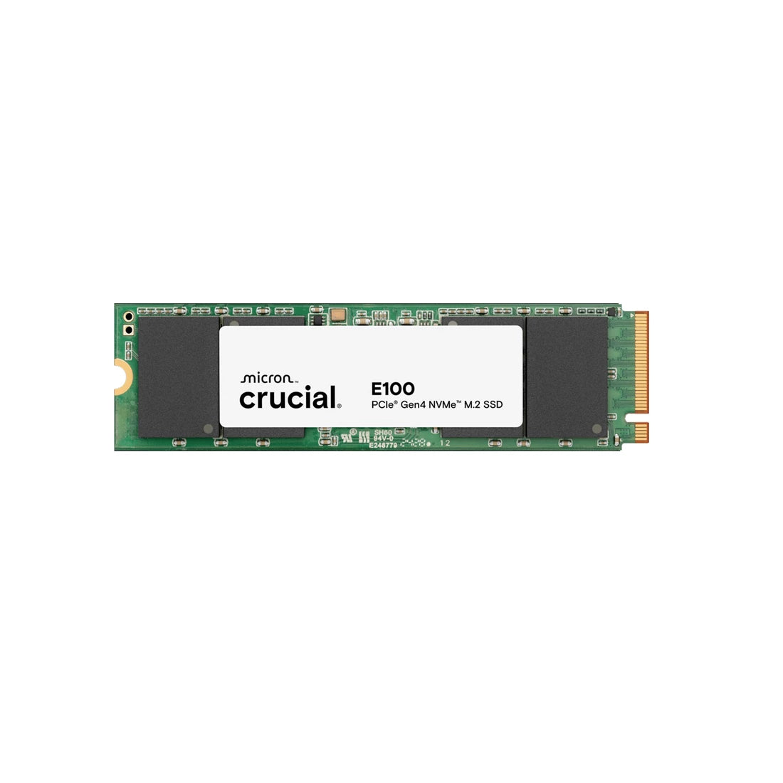 Crucial CT2000E100SSD8 E100 2TB PCIe Gen4 NVMe M.2 SSD | USED