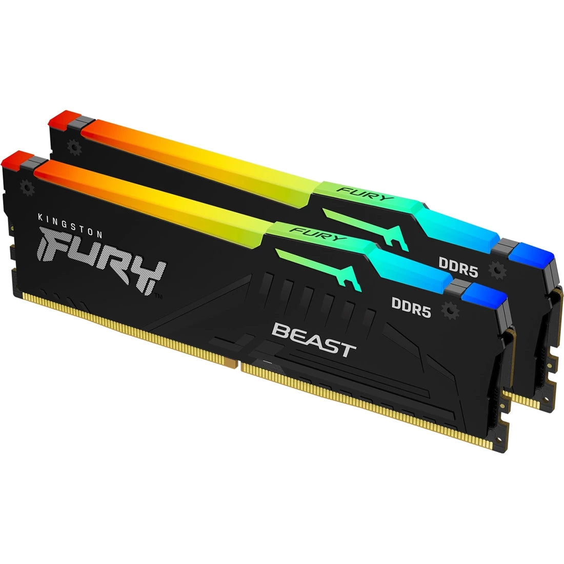 Kingston Fury Beast KF560C36BBEAK2-64 64GB (2x32GB) DDR5 6000MT/s Non-ECC SDRAM UDIMM Memory Kit | BRAND NEW Main image