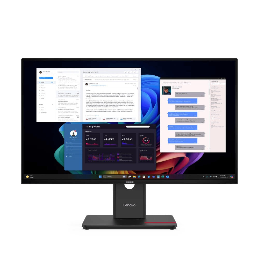 Lenovo ThinkVision T27UD-40, 27" 4K UHD 64AFGAR2MY | NEW VENDOR