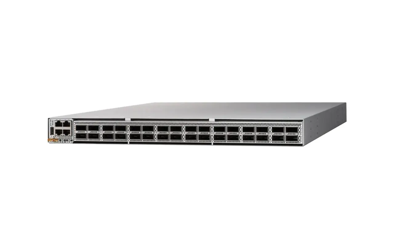 Cisco 8100 8101-32FH-O 32x 400GbE QSFP-DD 12.8 Tbps Silicon One Open Networking Data Center Switch | USED