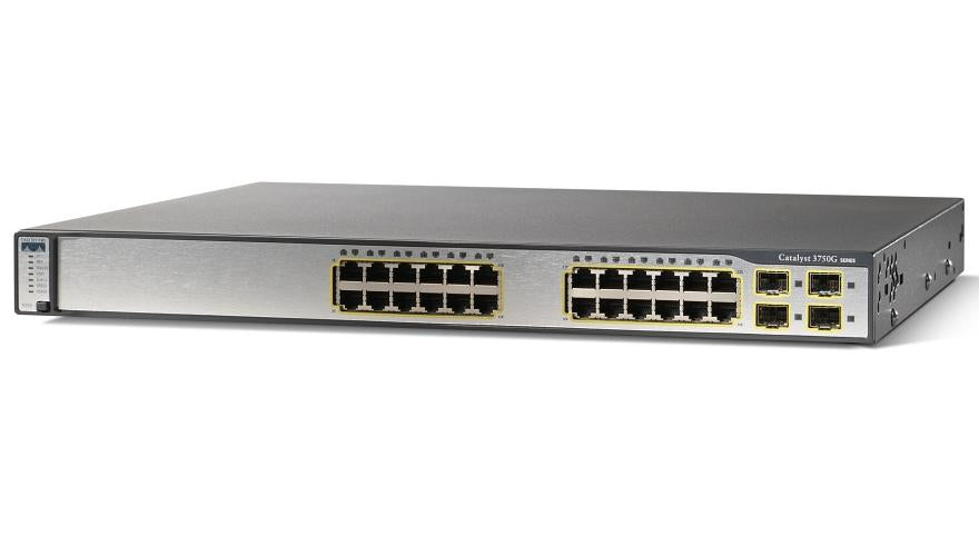 Cisco WS-C3750G-24TS-E1U Catalyst 3750G 24 port Switch | USED Main image