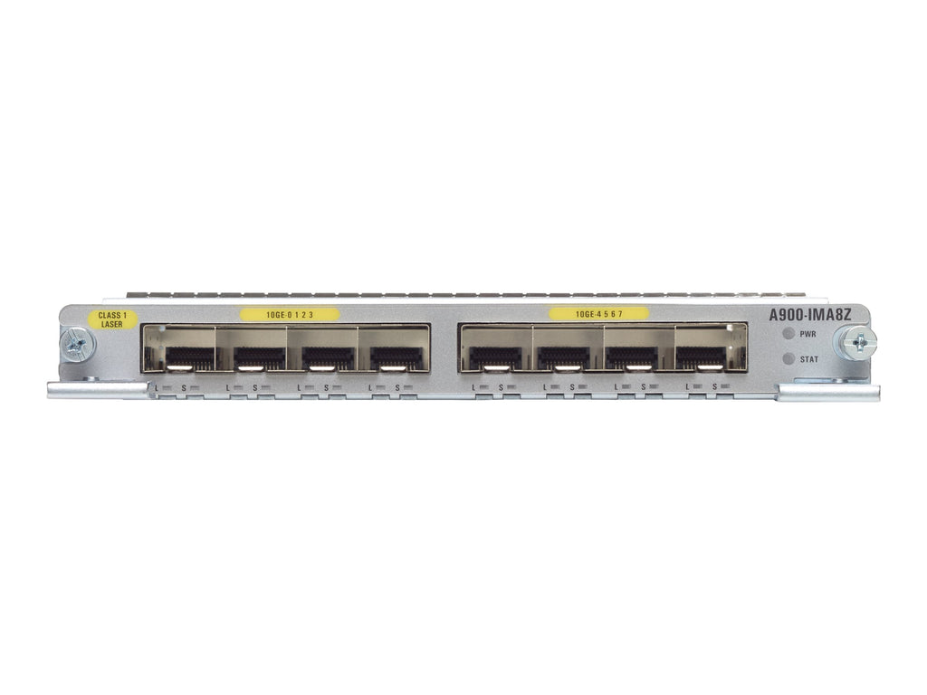 Cisco A900-IMA8Z ASR 900 8 ポート SFP+ 10GE モジュール |使用済み