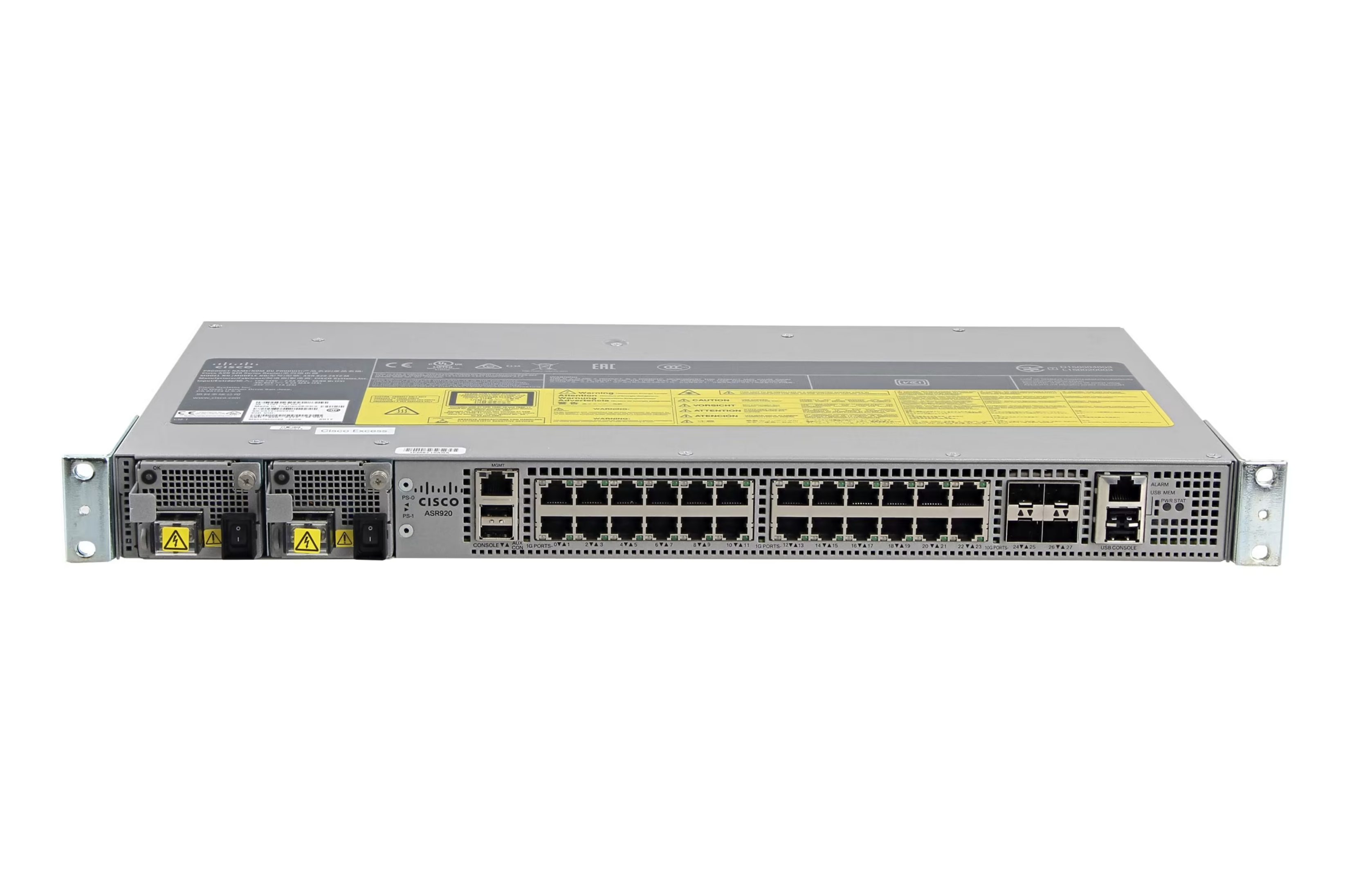 ASR-920-24TZ-M 思科 ASR920 系列 - 24GE 铜缆和 4-10GE：模块化 PSU - |新的