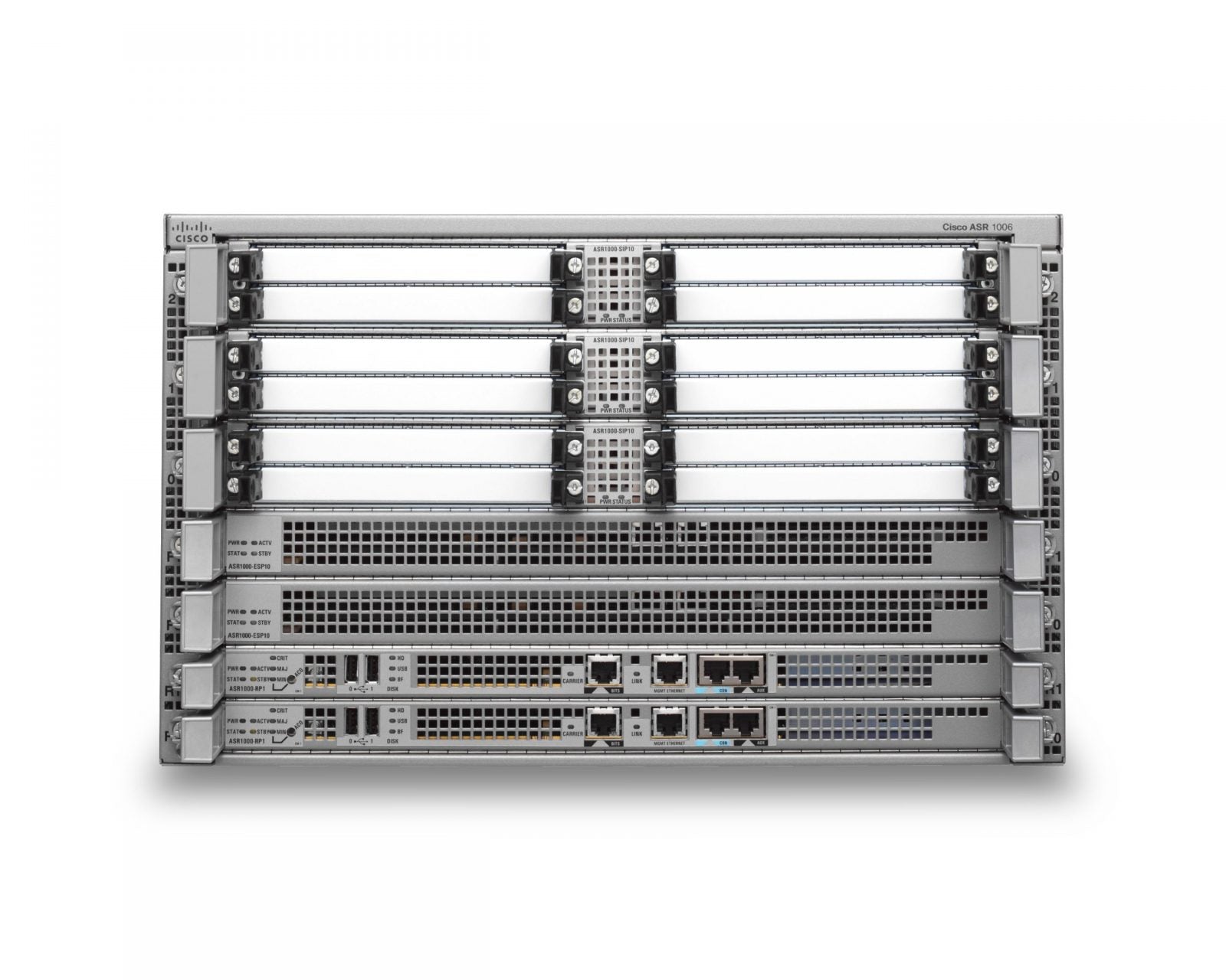 Cisco ASR1006 섀시, 듀얼 P/S ASR 1000 시리즈 집합 서비스 라우터 | 사용된 메인 이미지