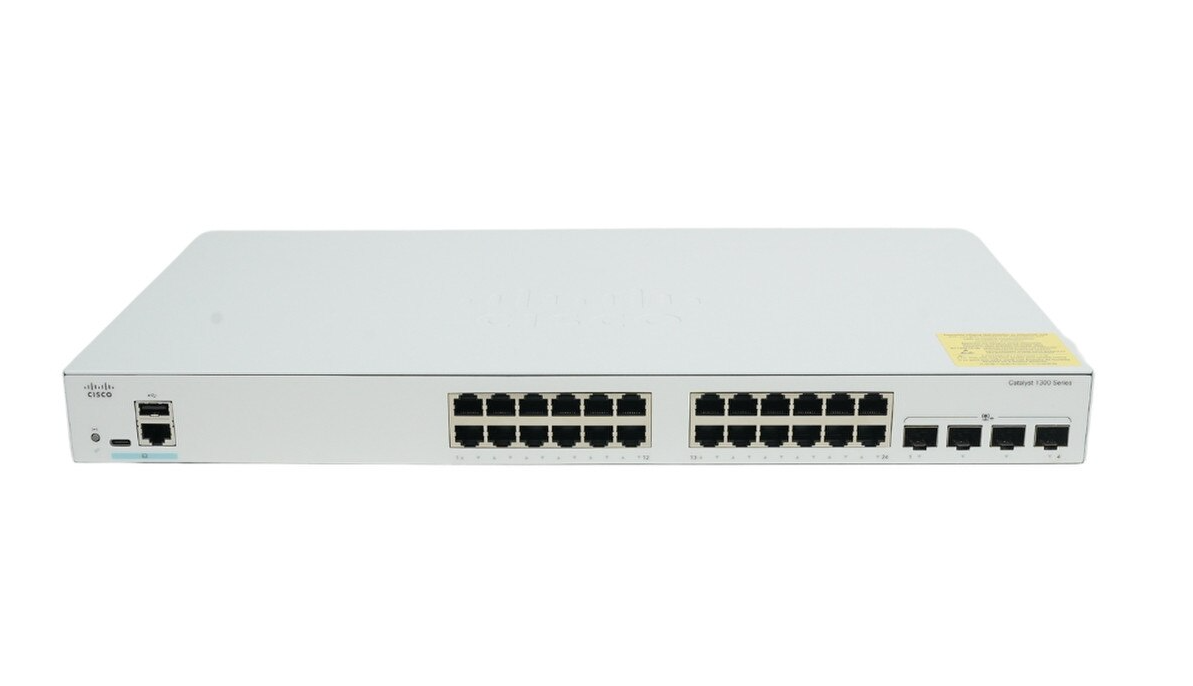 Cisco C1300-24T-4G Catalyst 1300 24-Port GbE 4x 1G SFP Layer 3 Smart Switch - | NEW