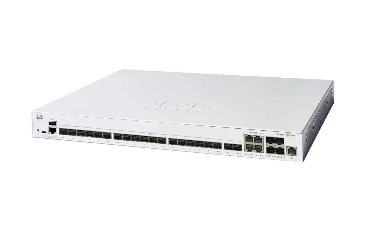 Cisco C1300-24XS Catalyst 1300 24 cổng 10G SFP+ 4x RJ-45 Combo 480 Gbps FPS L3 <tc>công tắc mạng</tc> - | MỚI Hình ảnh chính