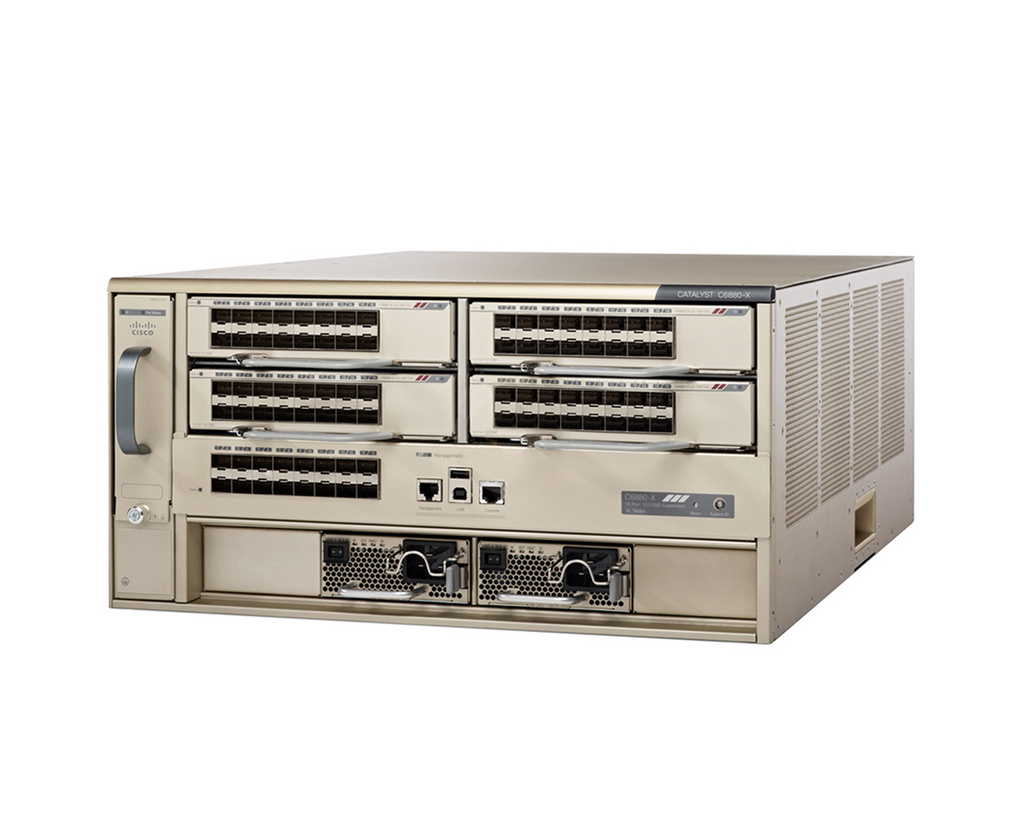 Cisco C6880-X-LE Catalyst 6880-X 16-Port 10GE SFP+ Standardtabellen Erweiterbare feste Aggregation <tc>Switch</tc> - | NEU